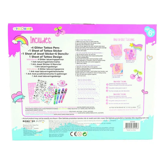 Tatoveringssæt "Body Art"