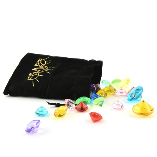 Diamanter i fløjlspose