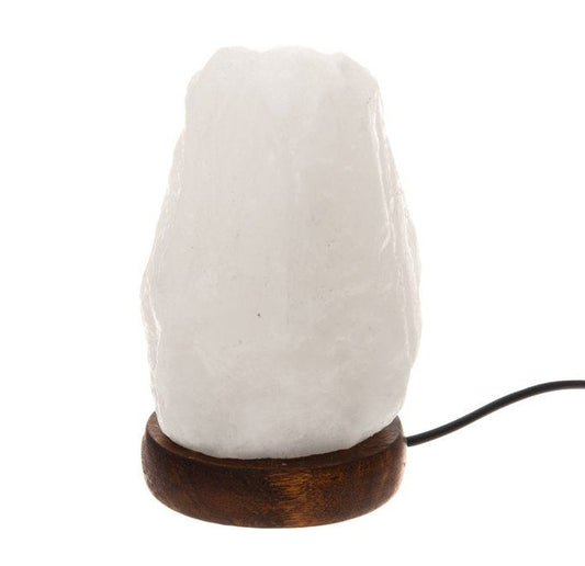 Farveskiftende Saltkristallampe