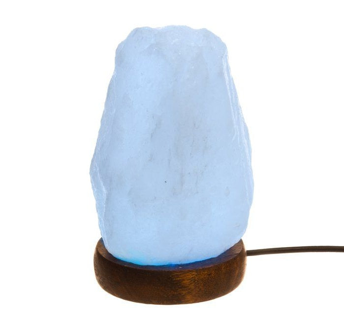 Farveskiftende Saltkristallampe