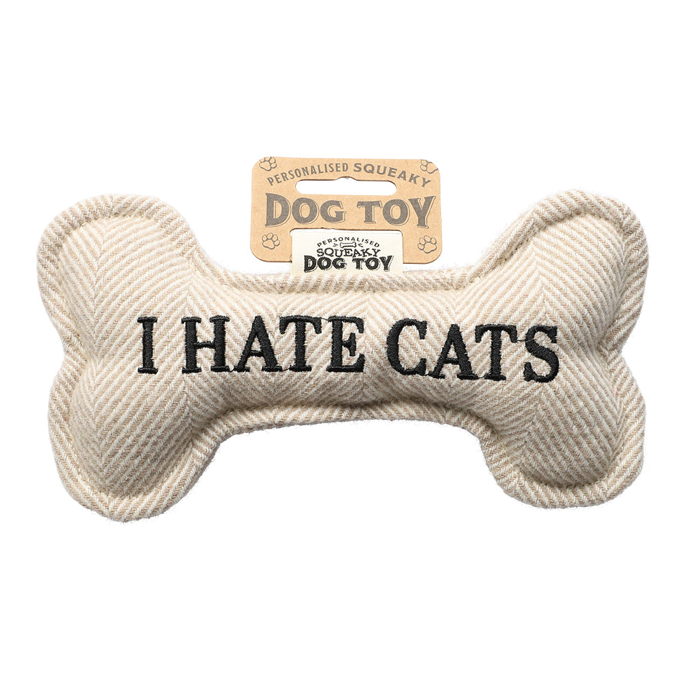 Hundelegetøj - I hate cats