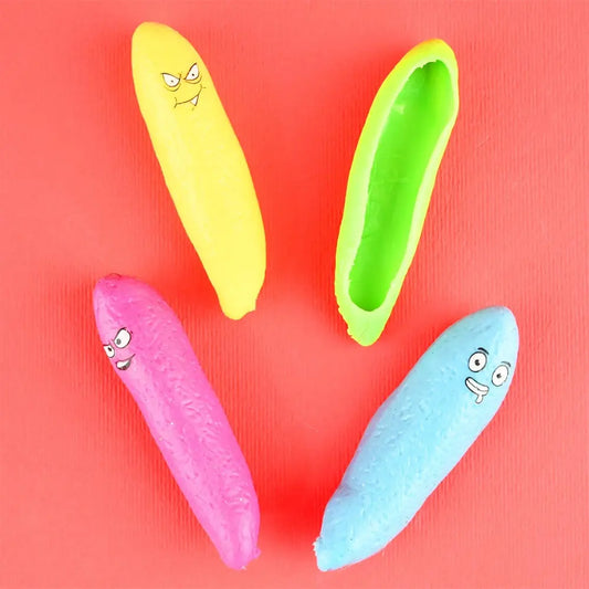 Farverige flyvende klatkager