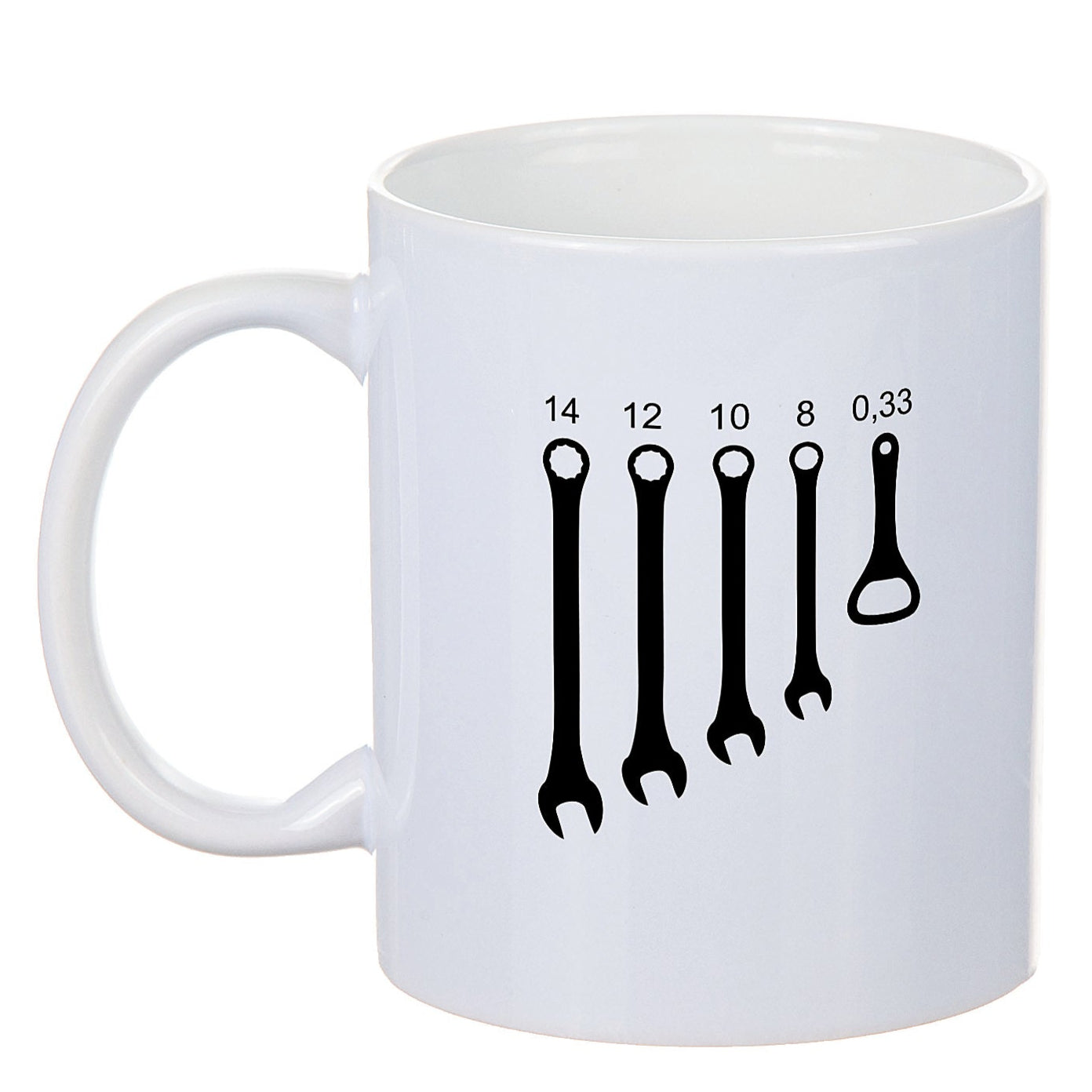 Porcelænskrus - Flaskeåbner