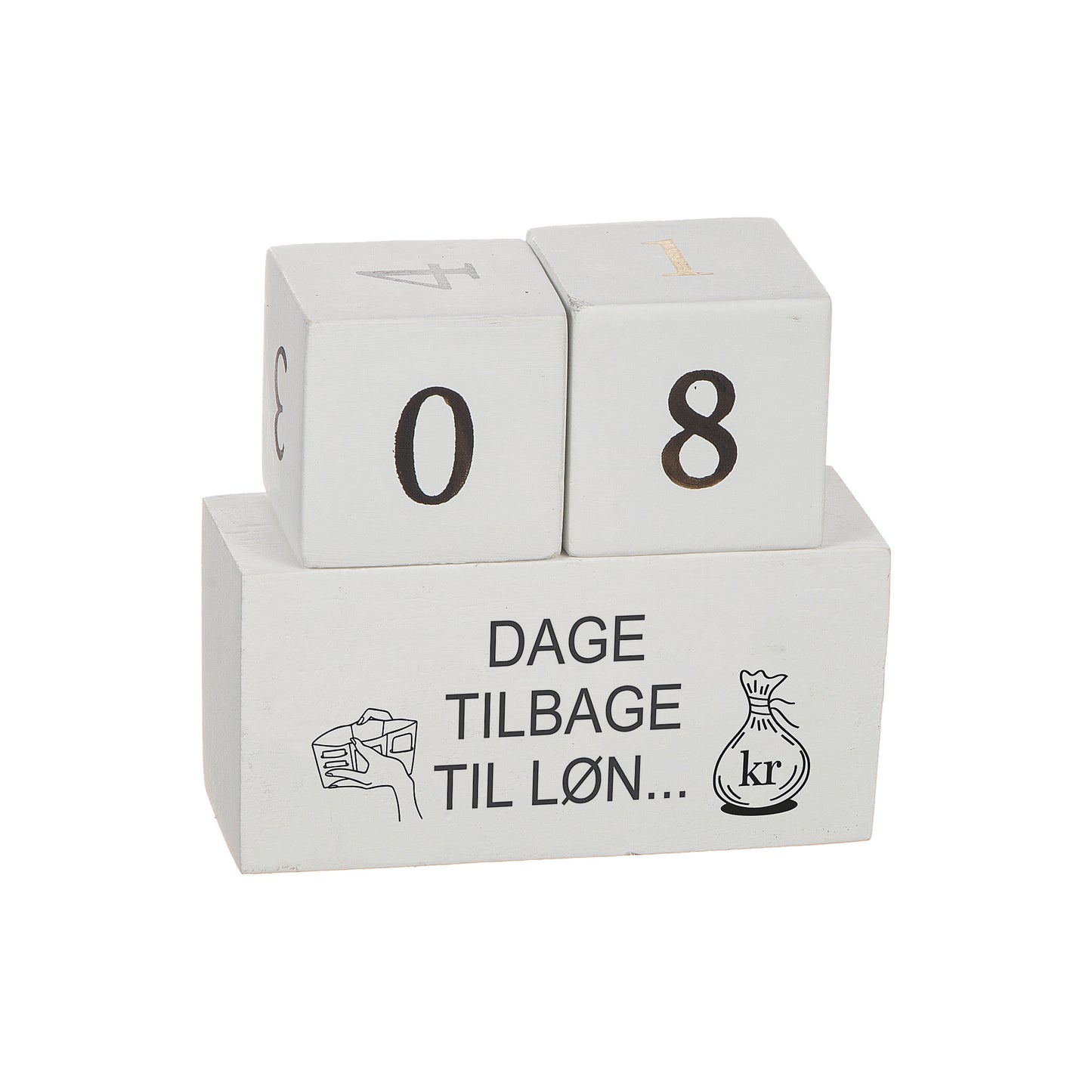 Kalender - Dage tilbage til lønningsdag