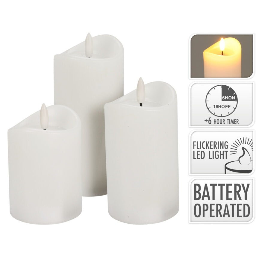 LED bloklys (3 stk.)