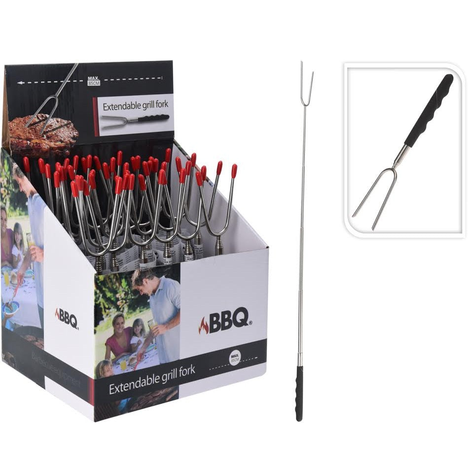 Grillspyd med teleskopskaft