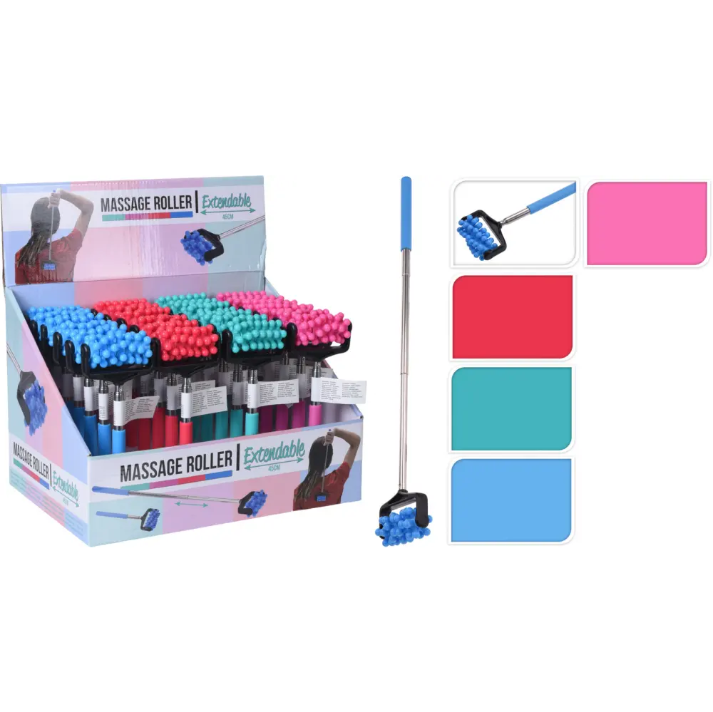 Massageapparat med teleskopskaft