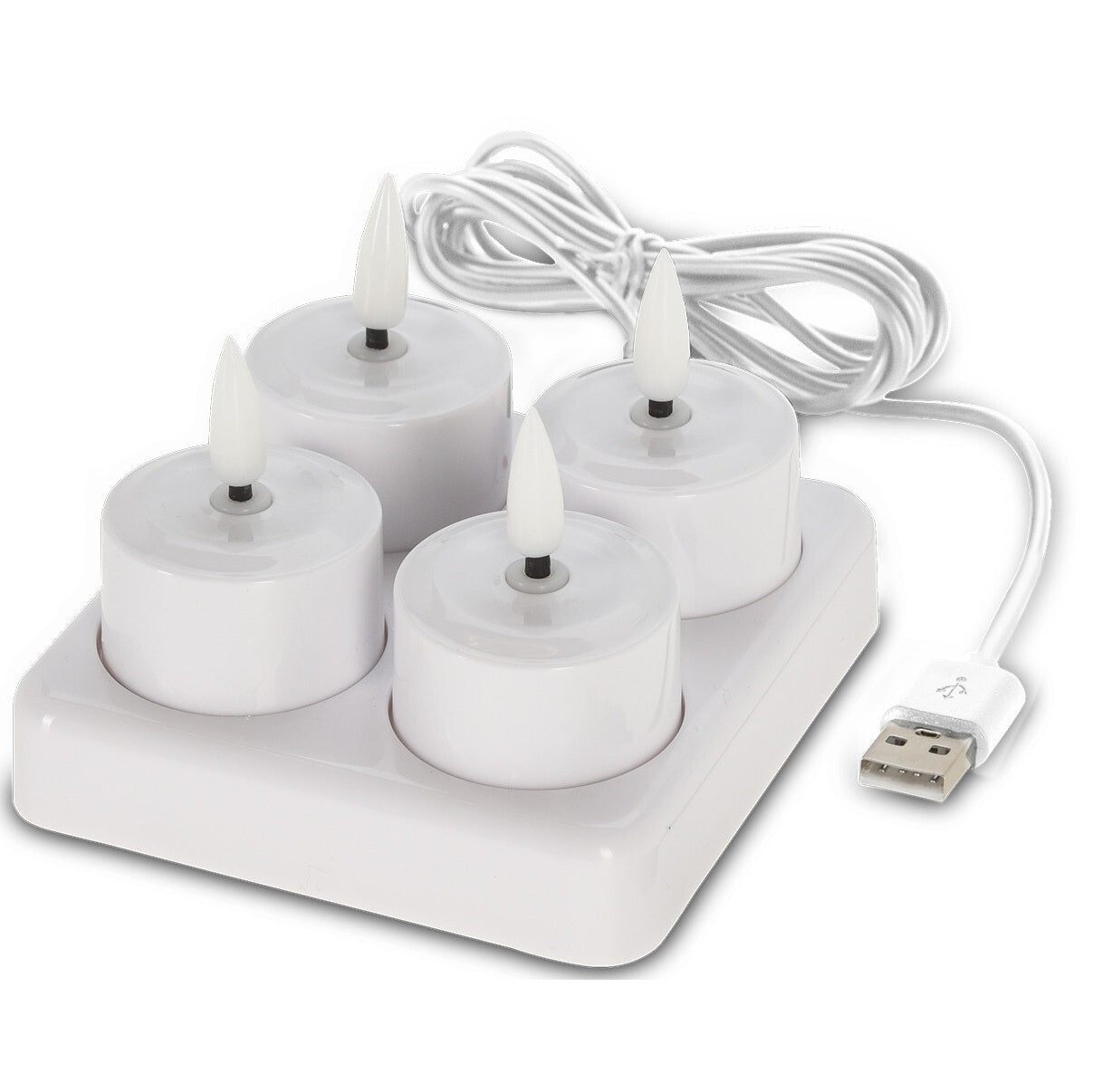 Genopladelige Batterilys & Ladestation