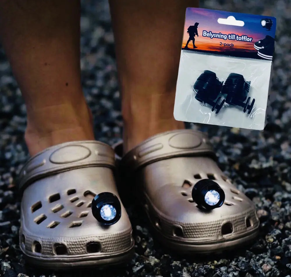 Belysning til tøfler