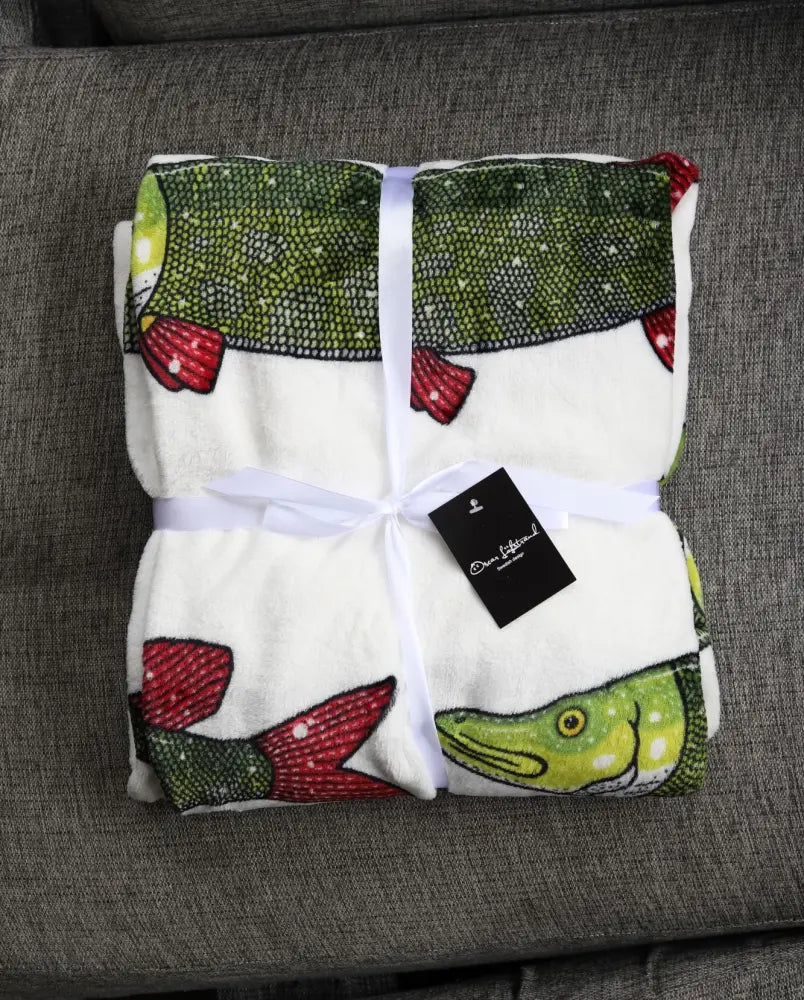 Superblødt tæppe - Gedde