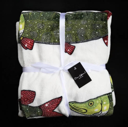 Superblødt tæppe - Gedde