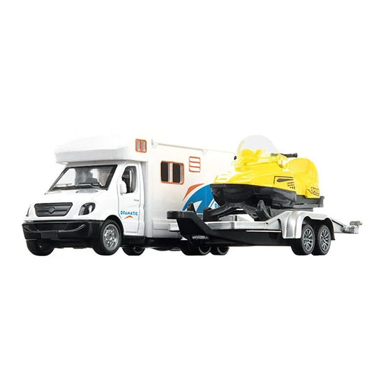 Autocamper med anhænger
