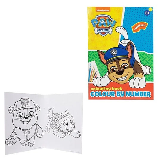 Paw Patrol - Malebog med talmaling