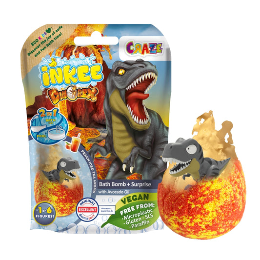 Badebombe med overraskelse - Dino