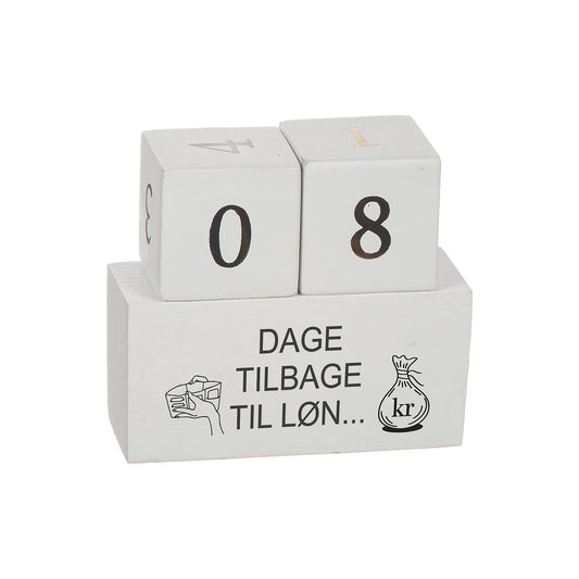 Kalender - Dage tilbage til lønningsdag