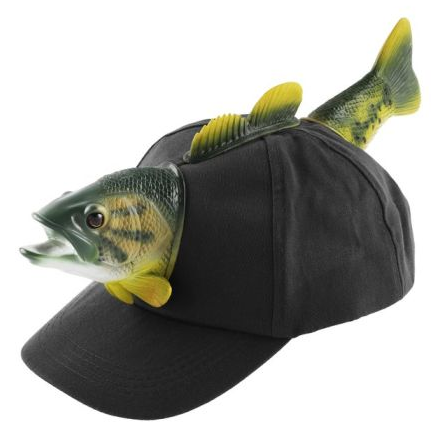Kasket - Fisk (sort)